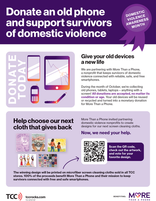 DVAM Donation Flyer