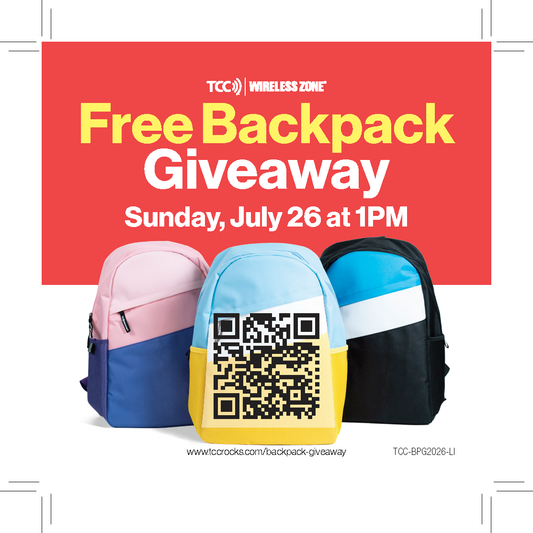 Backpack TCC Lanyard Insert (packs of 10)