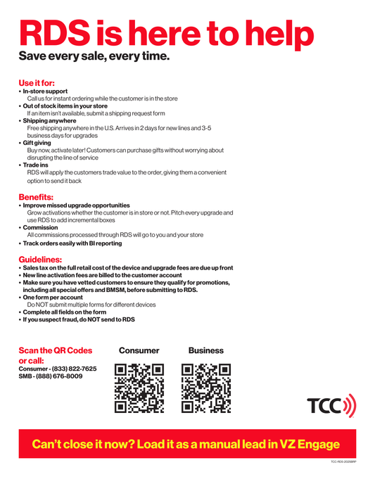Wireless Zone RDS Backroom Poster