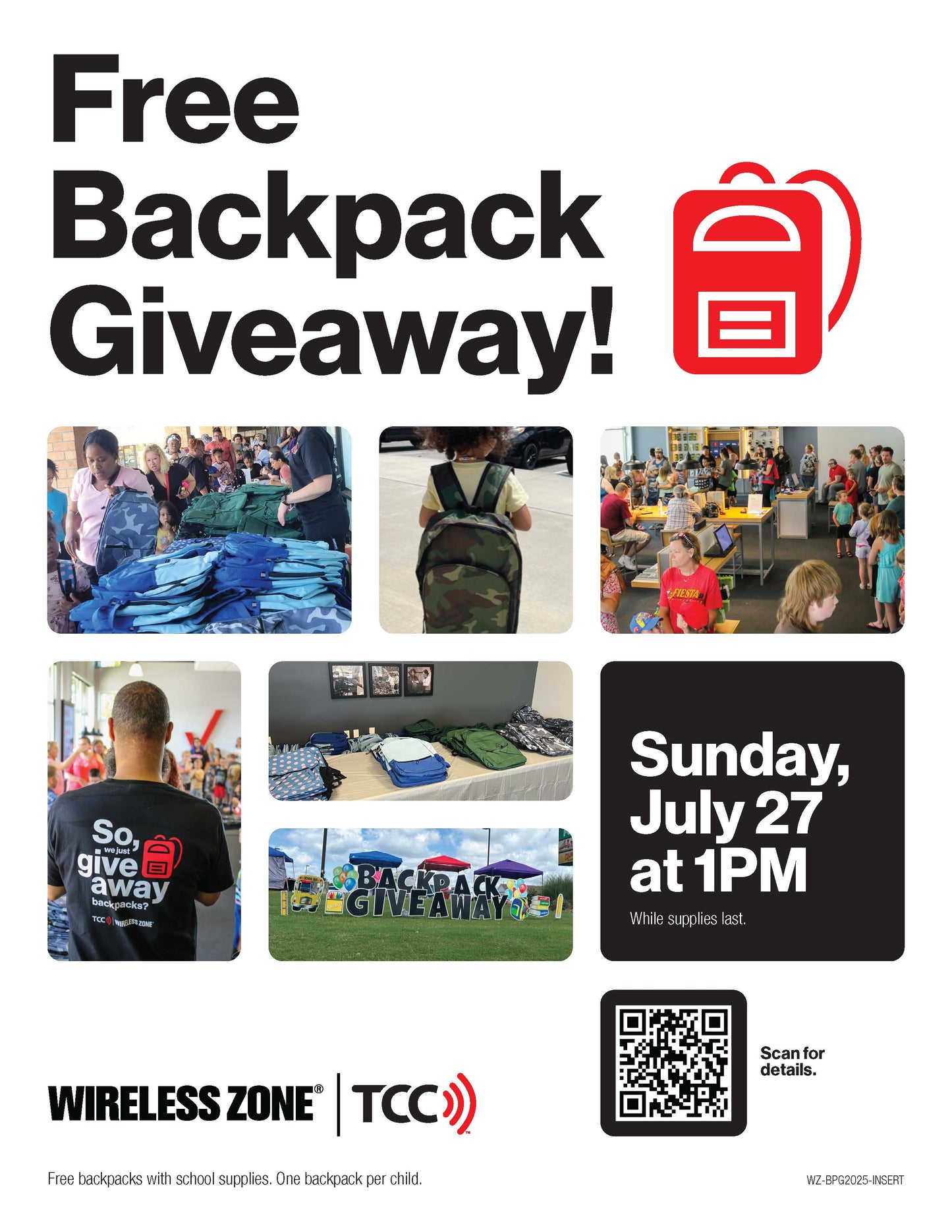 Backpack WZ Window Announcement